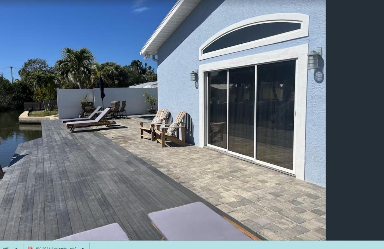 Pool/Waterfront Home 5 Min Walk To Siesta Key Village And Beach ภายนอก รูปภาพ
